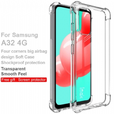 Cover Samsung Galaxy A32 4G Hemming Klassebeskyt Clear