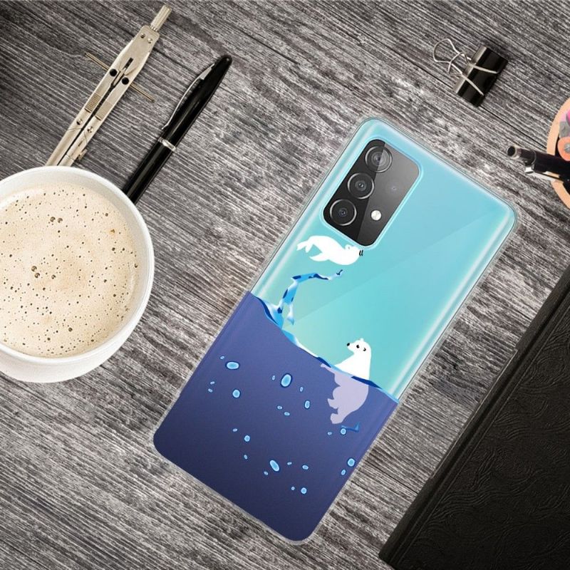 Cover Samsung Galaxy A32 4G Hemming Sæl Og Isbjørn