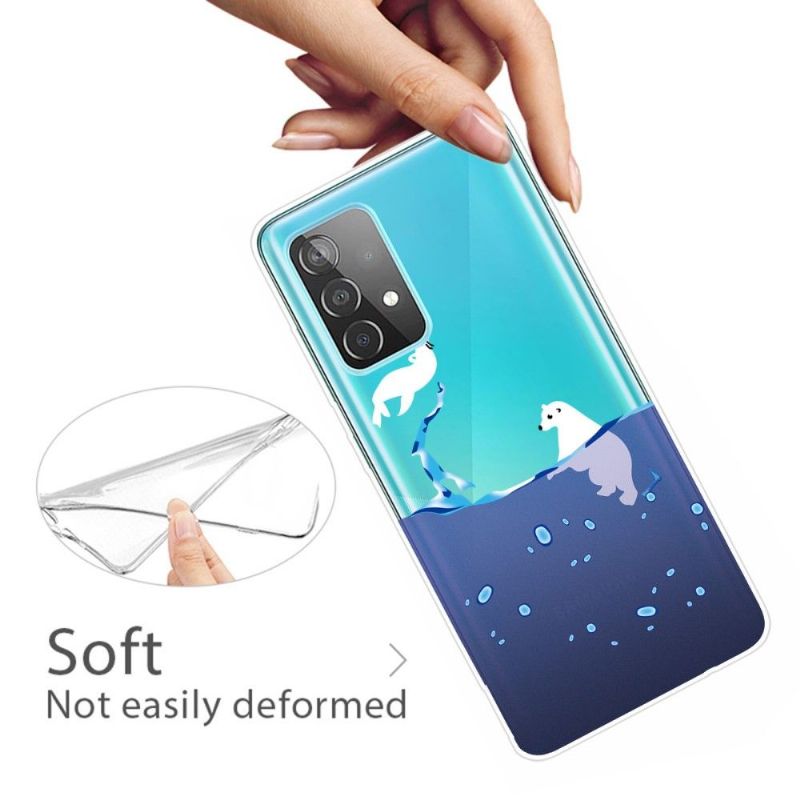 Cover Samsung Galaxy A32 4G Hemming Sæl Og Isbjørn