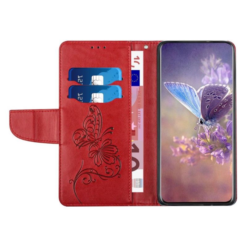 Etui Samsung Galaxy A32 4G Flip Cover Sommerfugl