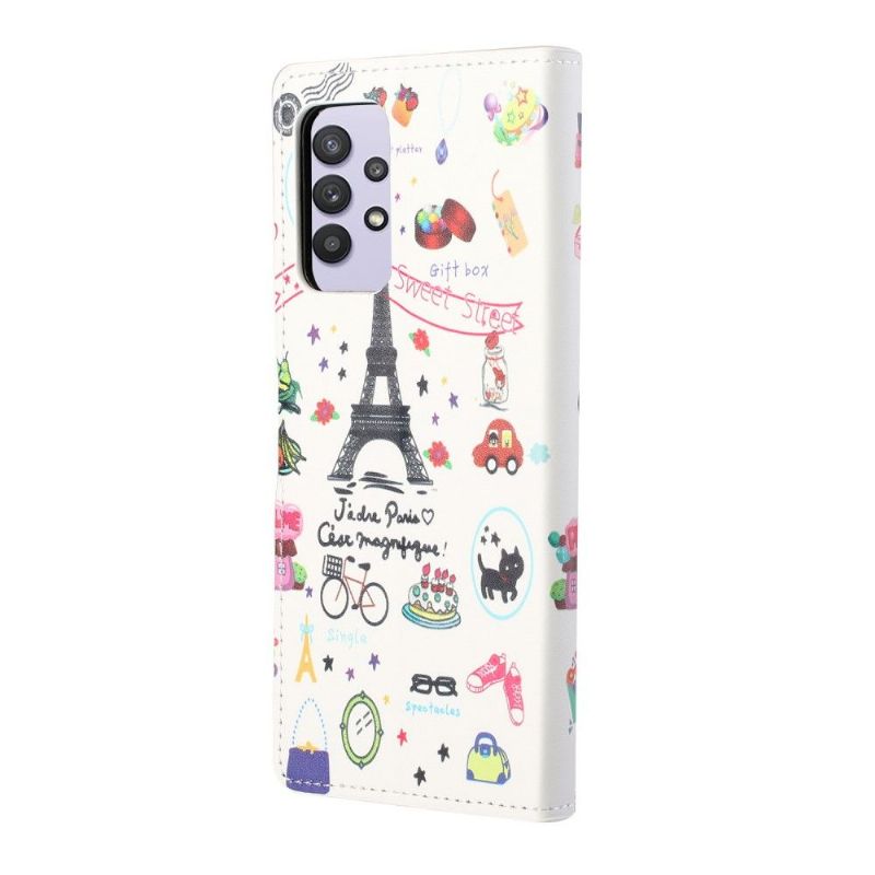 Flip Cover Samsung Galaxy A32 4G Anti-fald Jeg Elsker Paris