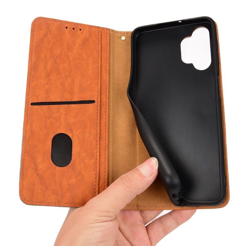 Flip Cover Samsung Galaxy A32 4G Anti-fald Læder Cover Retro Kunstlæder