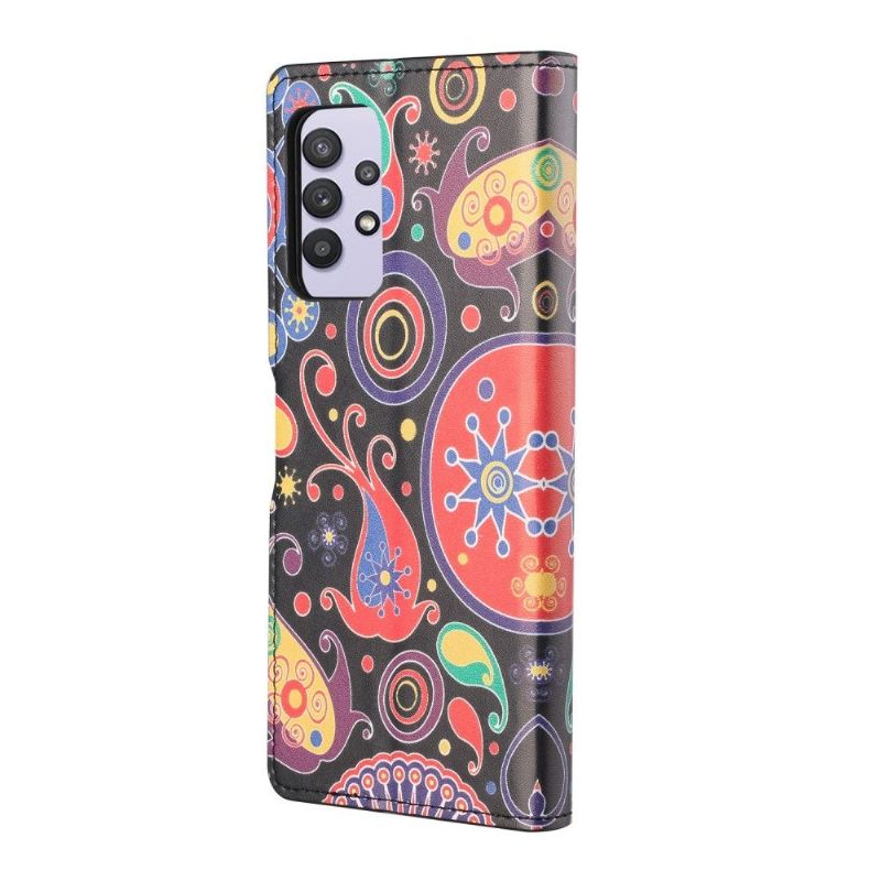 Flip Cover Samsung Galaxy A32 4G Anti-fald Paisley Blomst