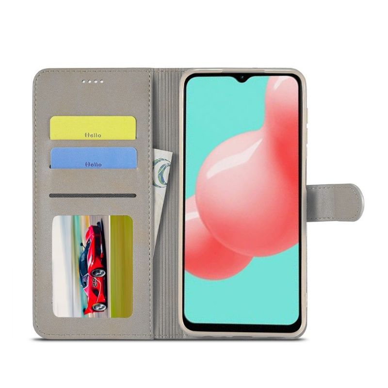 Flip Cover Samsung Galaxy A32 4G Punge Etui Lc.imeeke Lædereffekt