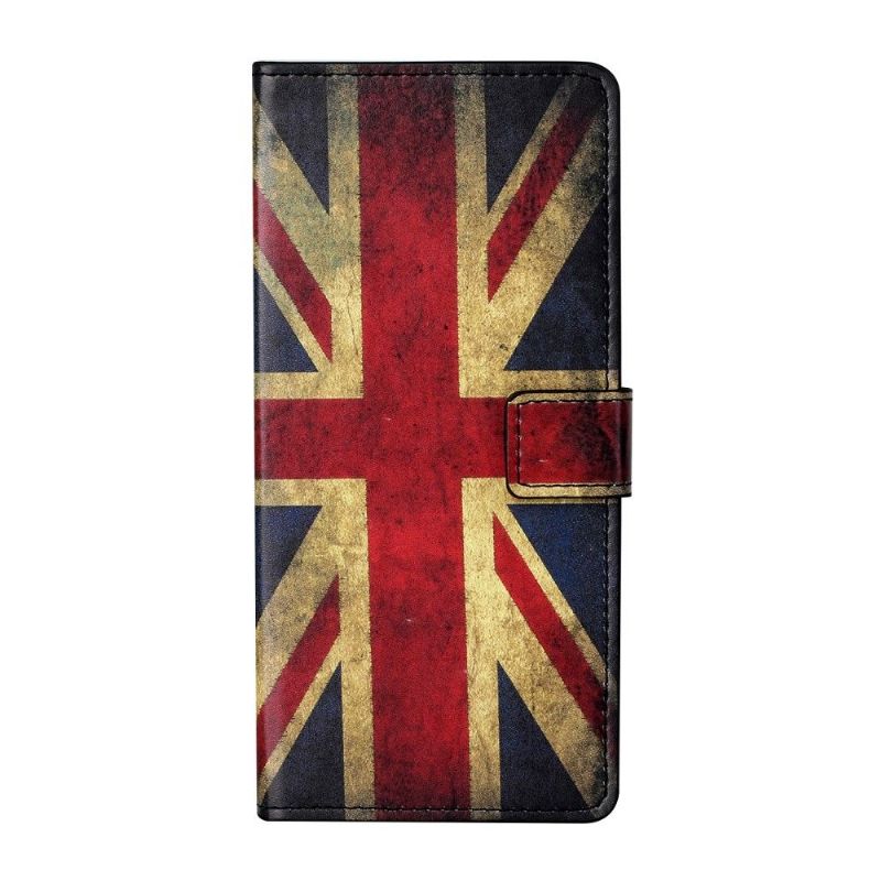 Flip Cover Samsung Galaxy A32 4G Vintage Engelsk Flag