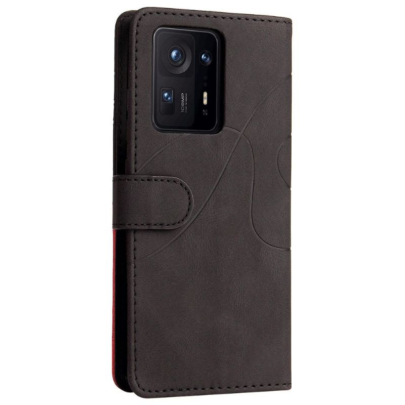 Flip Cover Xiaomi Mix 4 Anti-fald Bicolor Kunstnerisk