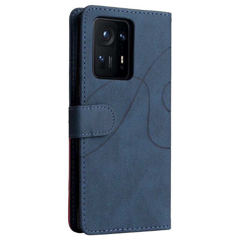 Flip Cover Xiaomi Mix 4 Anti-fald Bicolor Kunstnerisk