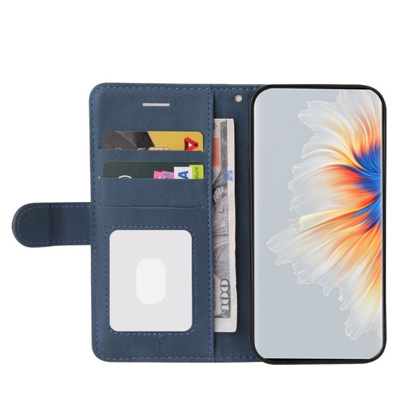 Flip Cover Xiaomi Mix 4 Anti-fald Bicolor Kunstnerisk