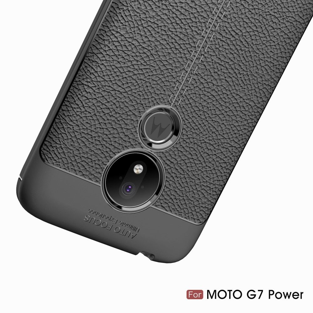 Cover Motorola Moto G7 Power Finishing Gel I Kunstlæder