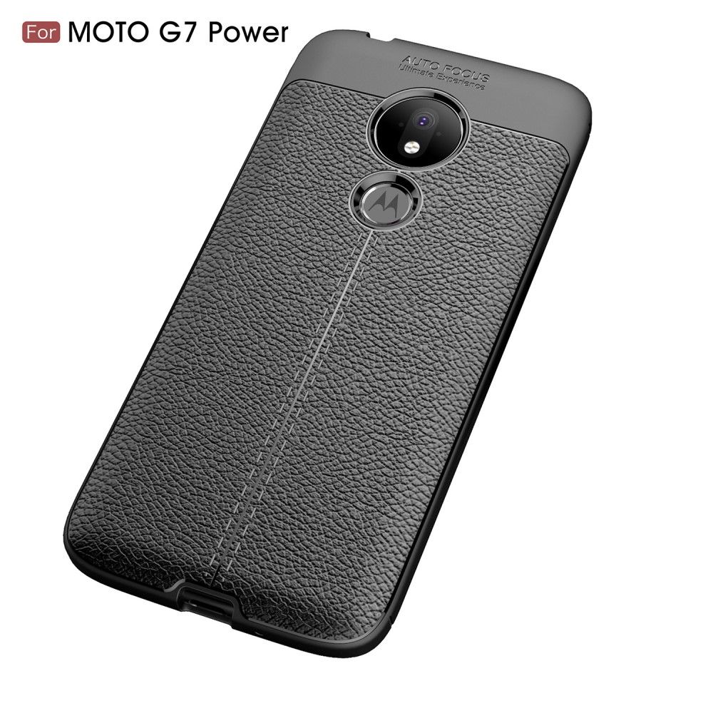 Cover Motorola Moto G7 Power Finishing Gel I Kunstlæder