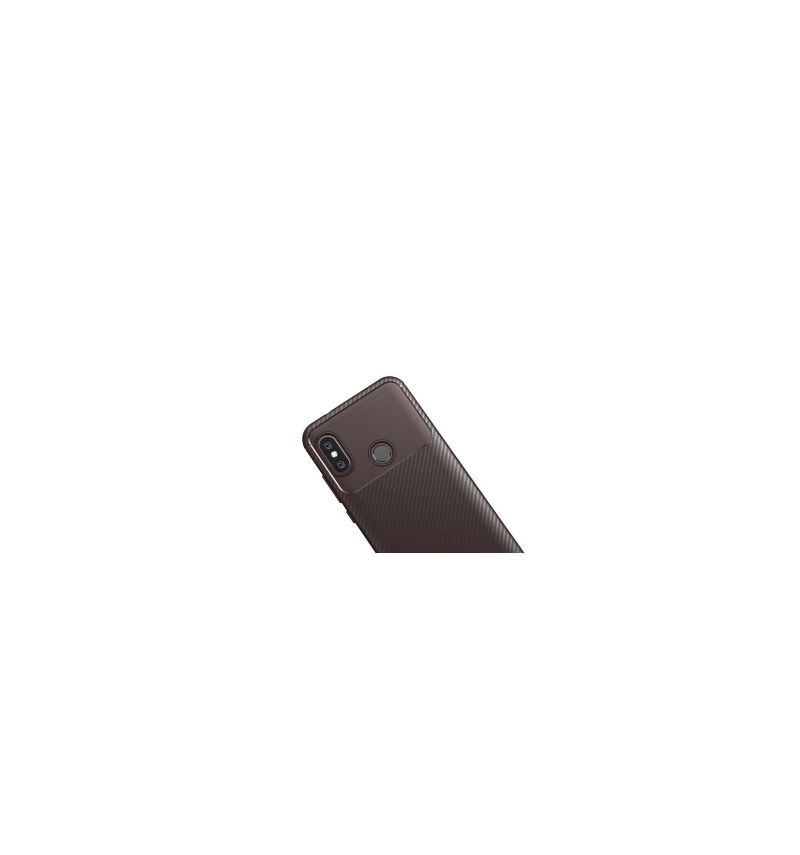 Cover Xiaomi Mi A2 Lite Karbon Classy - Brun