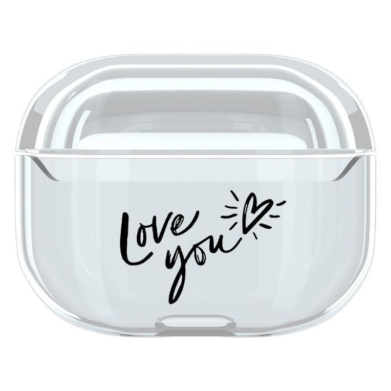 Transparent Love You Airpods Pro Case