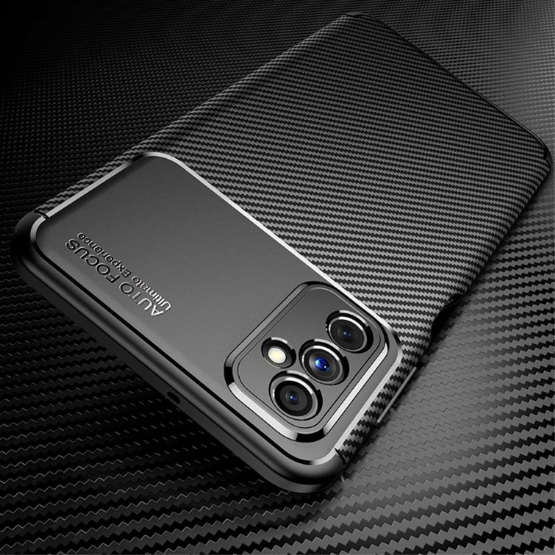 Cover Samsung Galaxy M52 5G Hemming Carbon Fiber Styling