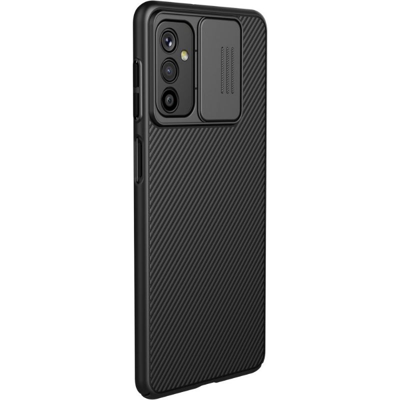 Cover Samsung Galaxy M52 5G Hemming Knastskærm Med Bageste Objektivdæksel