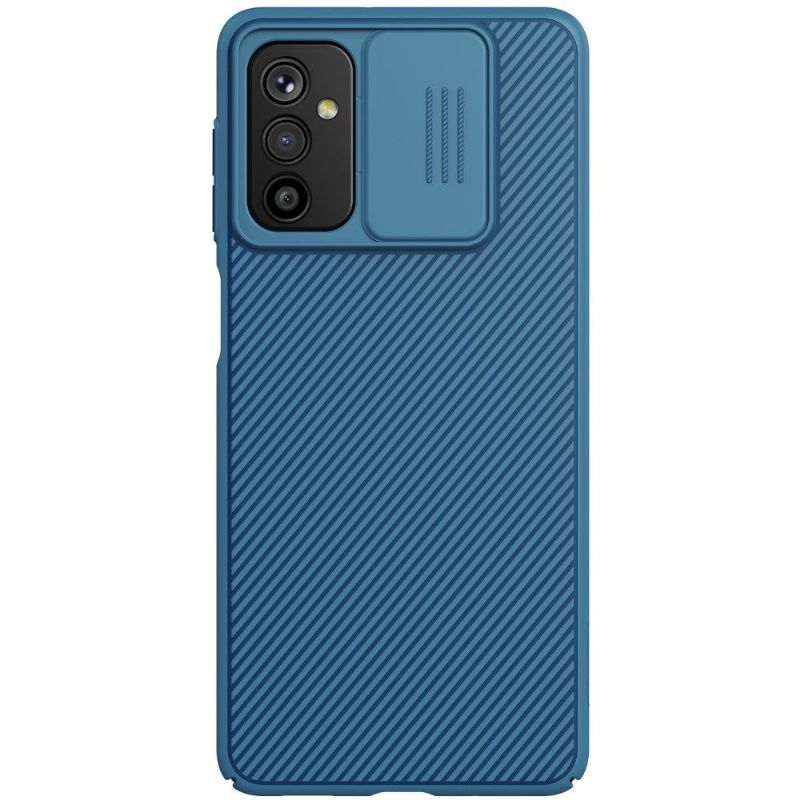 Cover Samsung Galaxy M52 5G Hemming Knastskærm Med Bageste Objektivdæksel