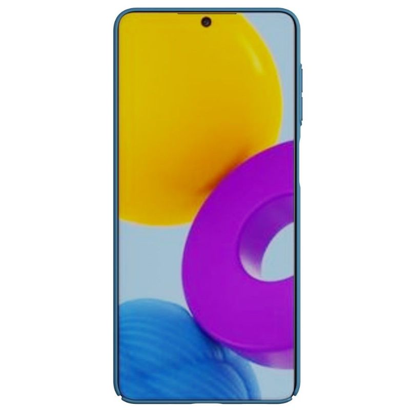 Cover Samsung Galaxy M52 5G Hemming Knastskærm Med Bageste Objektivdæksel