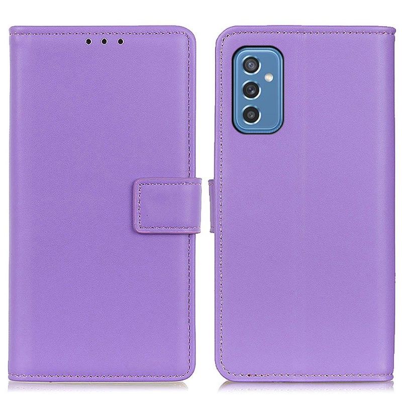 Flip Cover Samsung Galaxy M52 5G Basic Imiteret Læder