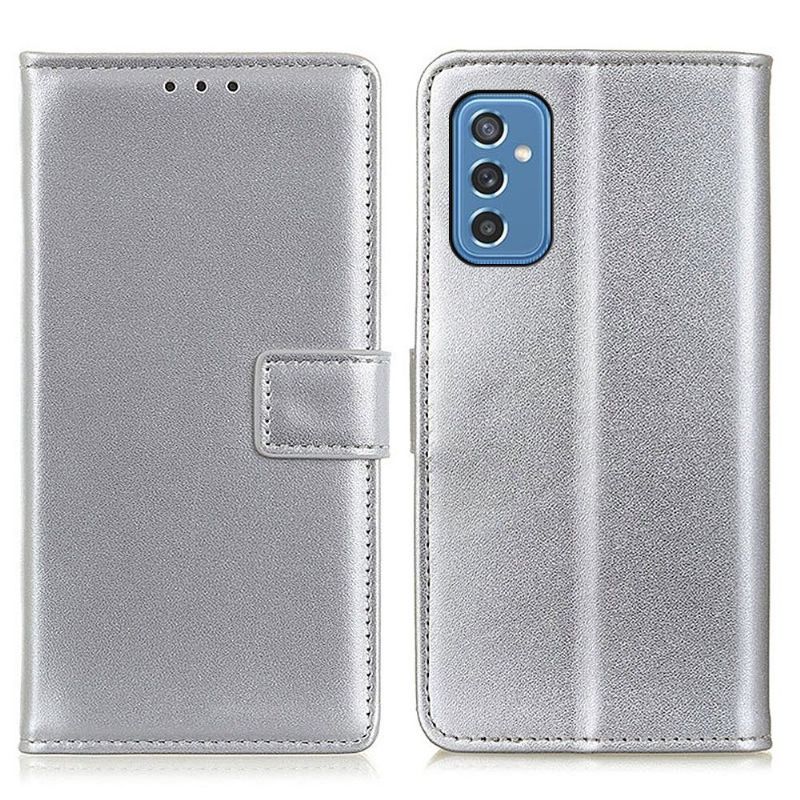 Flip Cover Samsung Galaxy M52 5G Basic Imiteret Læder