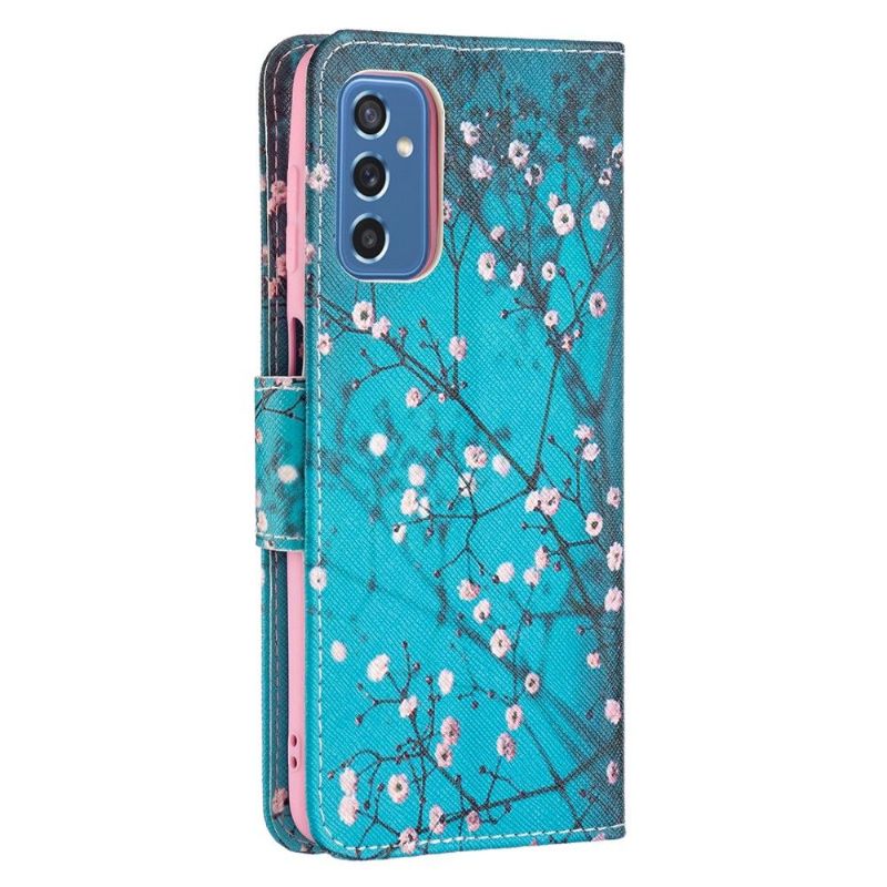 Flip Cover Samsung Galaxy M52 5G Blomstrende Grene