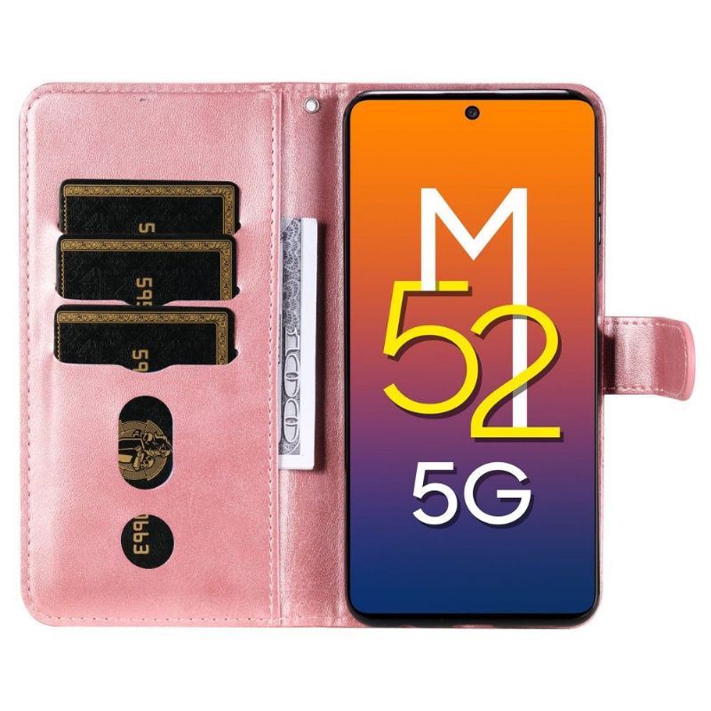 Flip Cover Samsung Galaxy M52 5G Punge Etui Elena Tegnebog