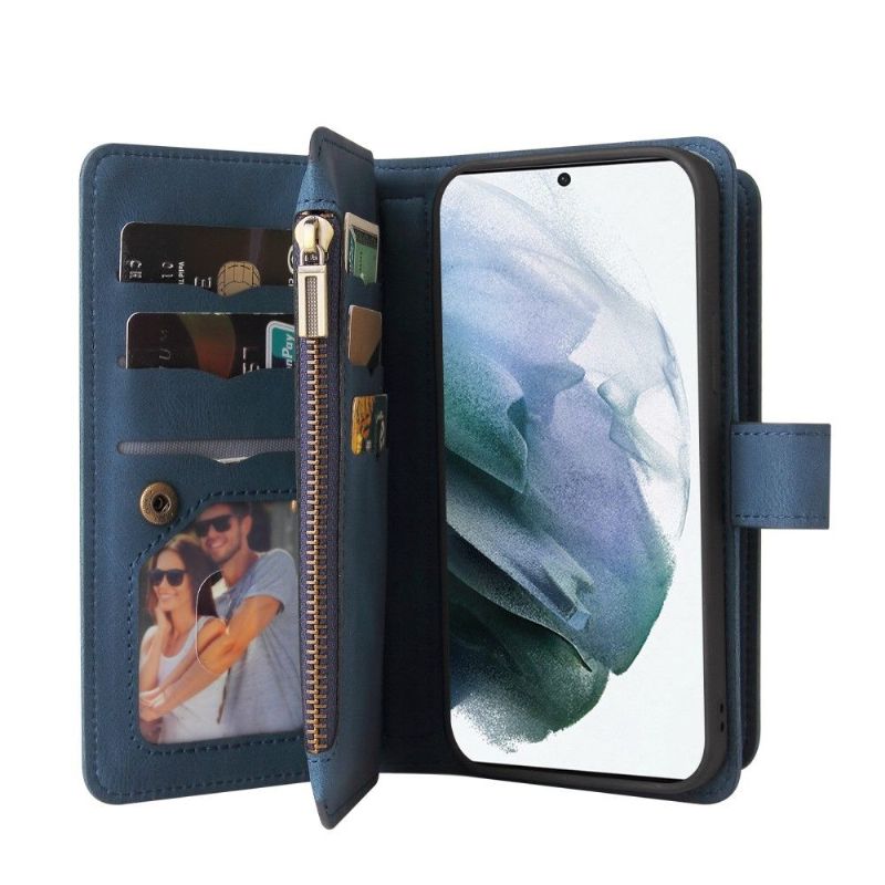 Flip Cover Samsung Galaxy M52 5G Punge Etui Med Snor