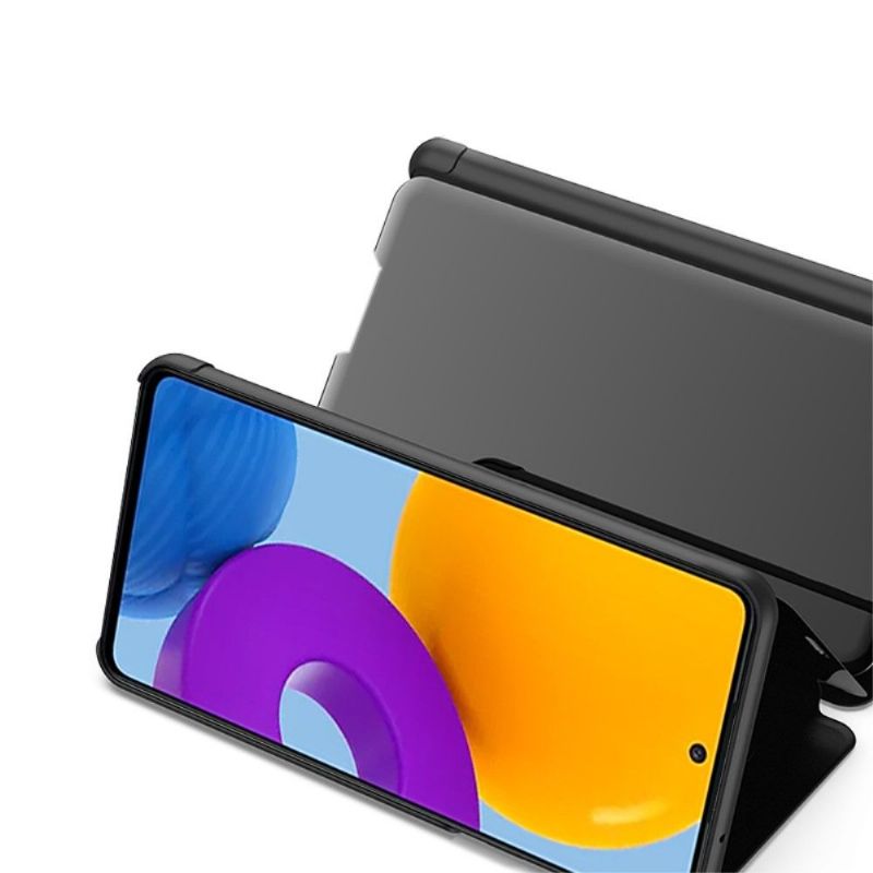 Mobilcover Samsung Galaxy M52 5G Flip Cover Spejleffekt