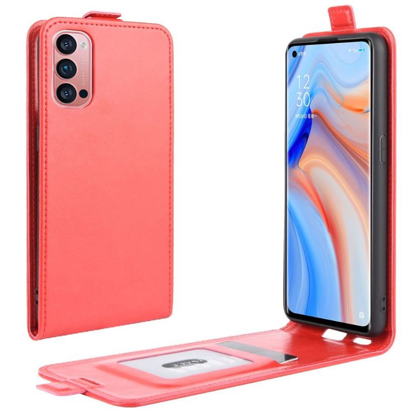 Flip Cover Oppo Reno 4 Pro 5G Læder Cover Kunstlæder Lodret