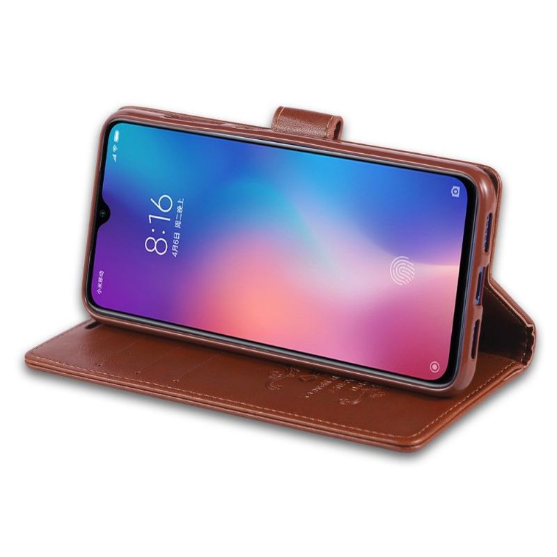 Etui Xiaomi Mi 9 SE Azns Imiteret Læder Kortholder