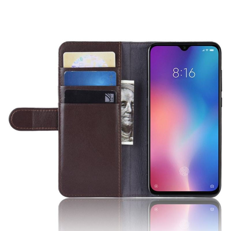 Etui Xiaomi Mi 9 SE Premium Læder Kortholder - Brun