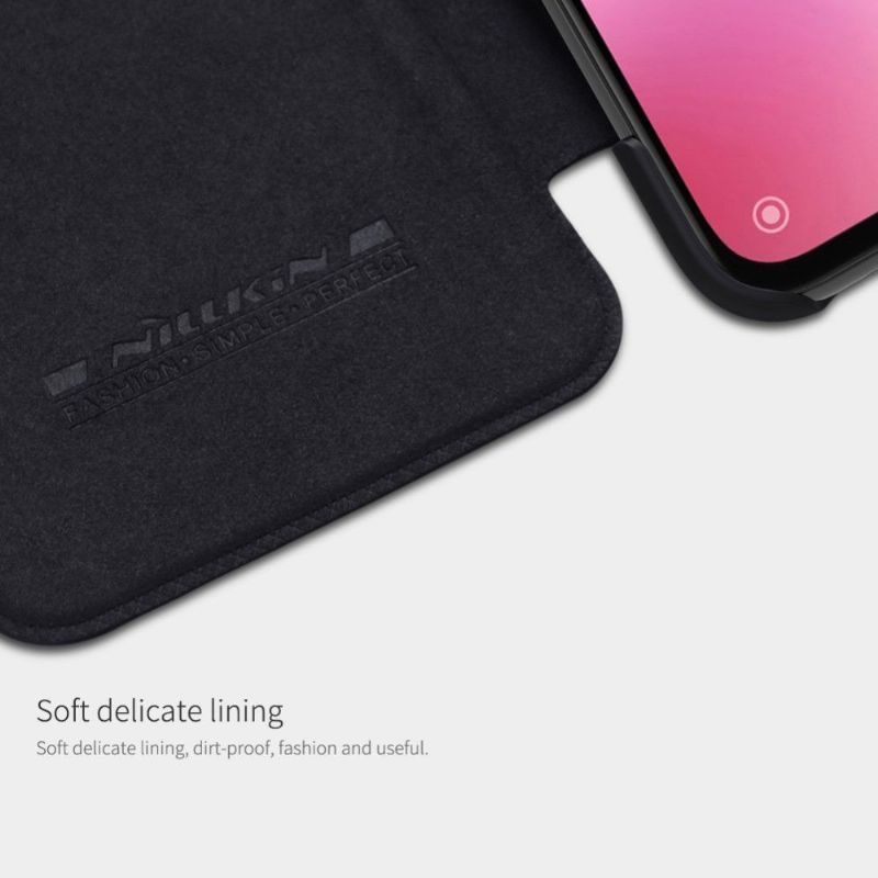 Flip Cover Xiaomi Mi 9 SE Hemming Nillkin Qin Lædercover - Sort