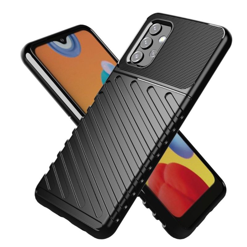 Cover Samsung Galaxy A32 5G Anti-fald Beskyttelsessæt Thor Series - Sort