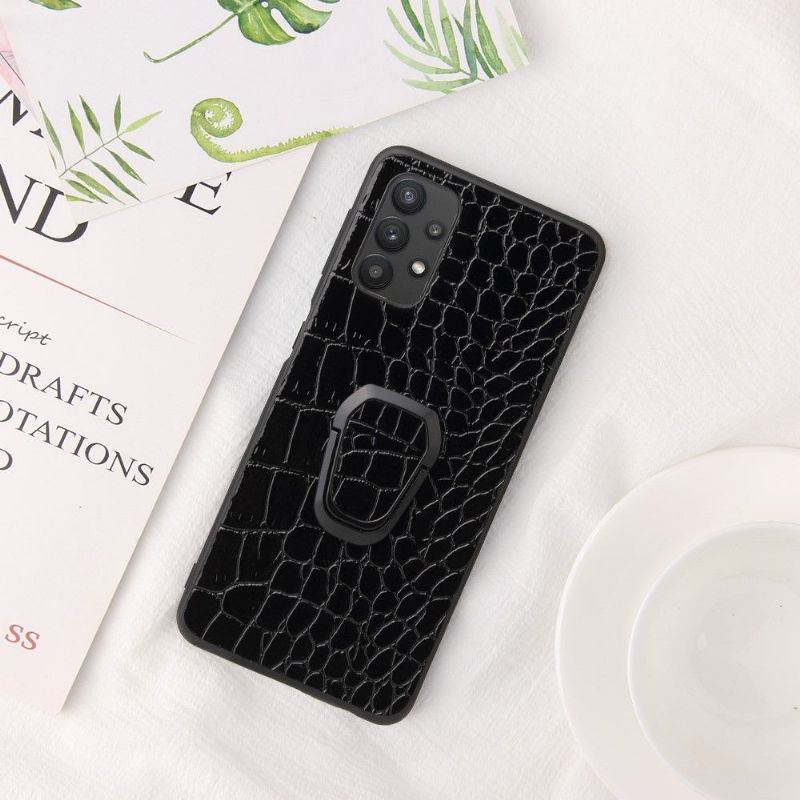 Cover Samsung Galaxy A32 5G Croc Effekt Ring