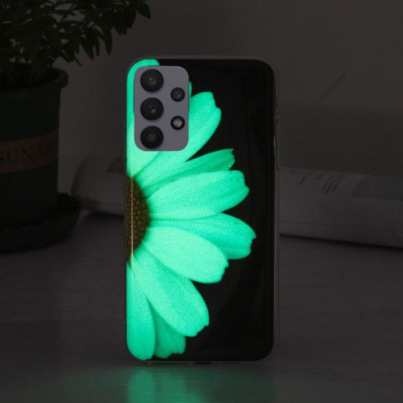 Cover Samsung Galaxy A32 5G Fluorescerende Daisy