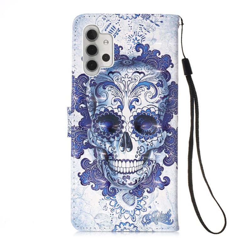 Flip Cover Samsung Galaxy A32 5G Calavera Mønster