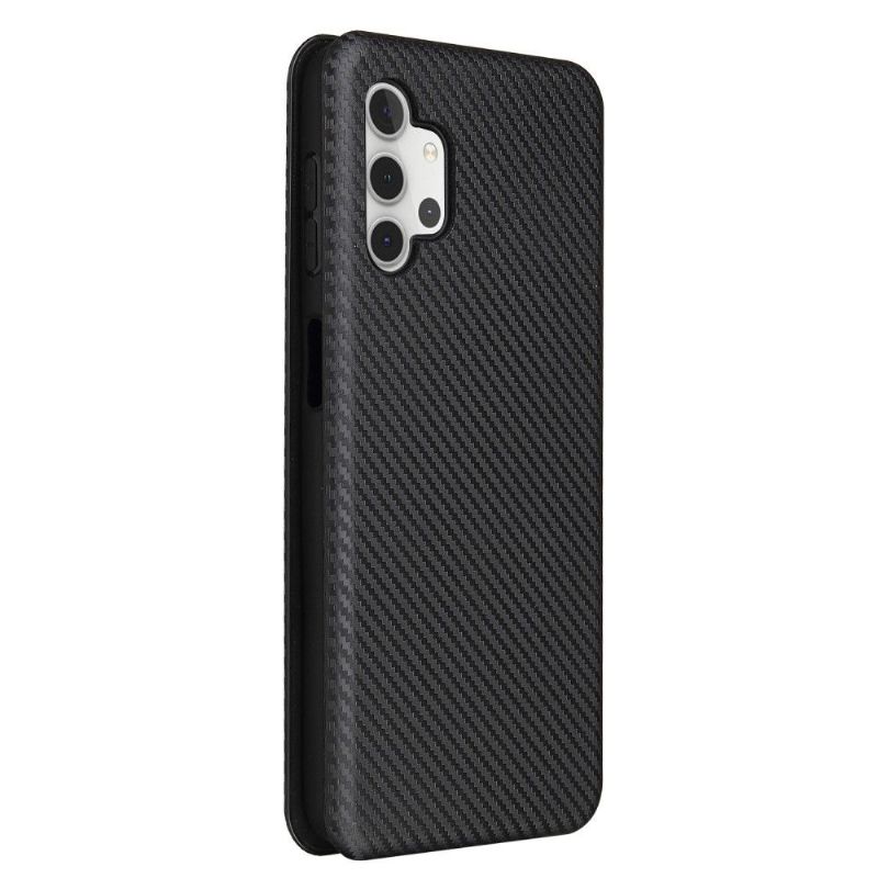 Flip Cover Samsung Galaxy A32 5G Carbon Fiber Style Imiteret Læder