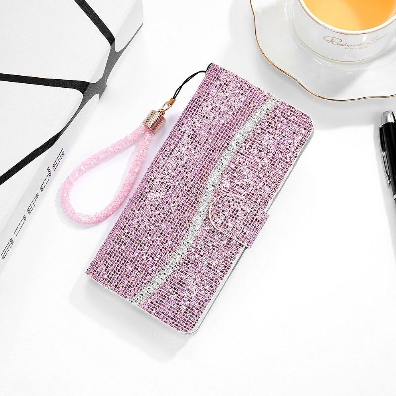 Flip Cover Samsung Galaxy A32 5G Glitterkortholder