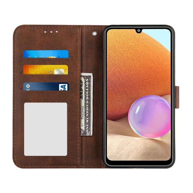 Flip Cover Samsung Galaxy A32 5G Lædereffektlinjer