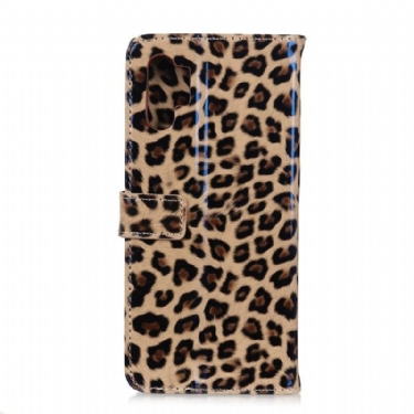 Flip Cover Samsung Galaxy A32 5G Leopard I Imiteret Læder