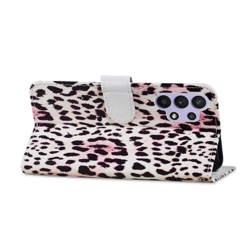 Flip Cover Samsung Galaxy A32 5G Leopardmønster