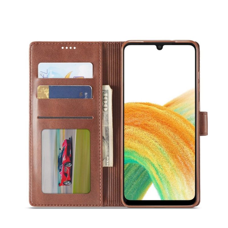 Læder Cover Samsung Galaxy A32 5G Lædereffekt Lc.imeeke