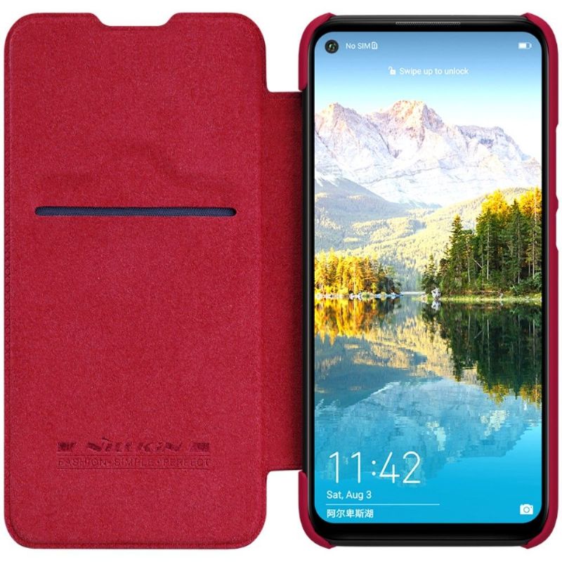 Flip Cover Huawei Mate 30 Lite Nillkin Qin Imiteret Læder