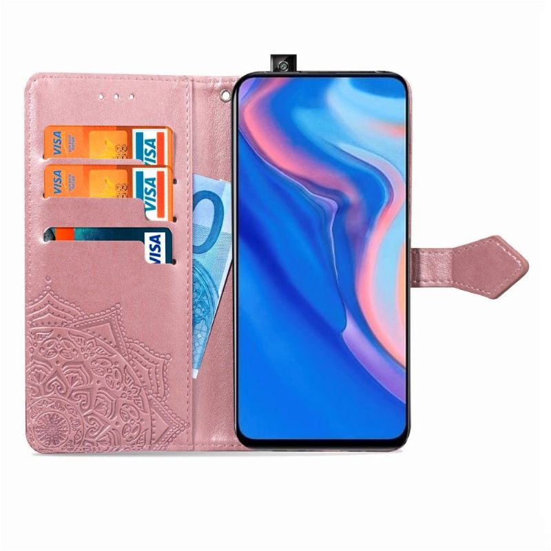 Flip Cover Honor 9X Hemming Mandala Sun Card Holder