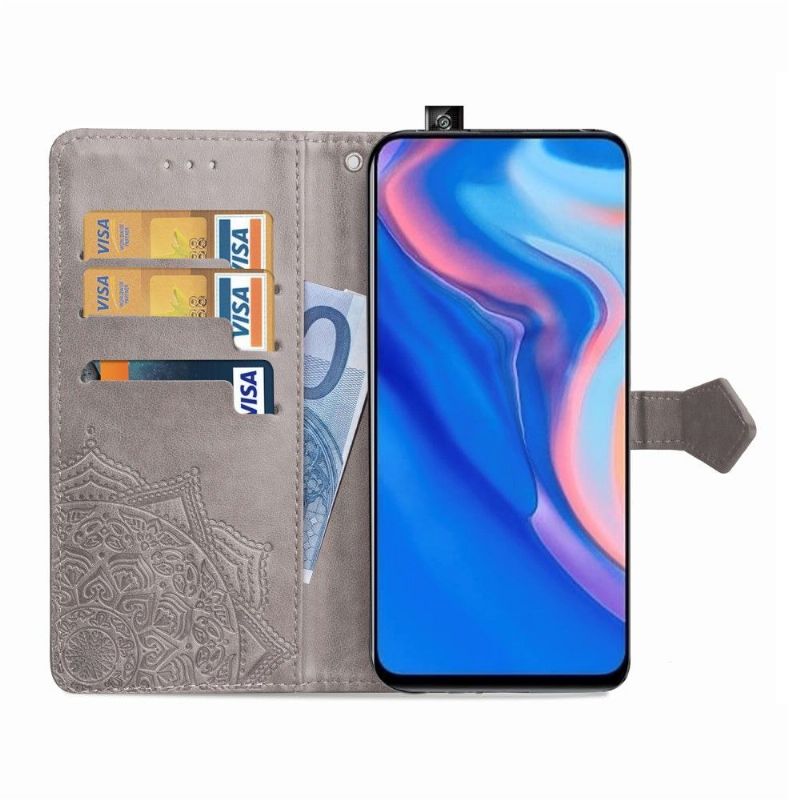 Flip Cover Honor 9X Hemming Mandala Sun Card Holder