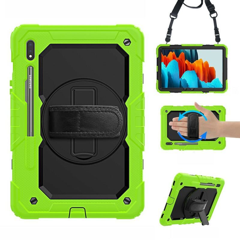 Cover Samsung Galaxy Tab S8 / Tab S7 Tofarvet Multifunktionel