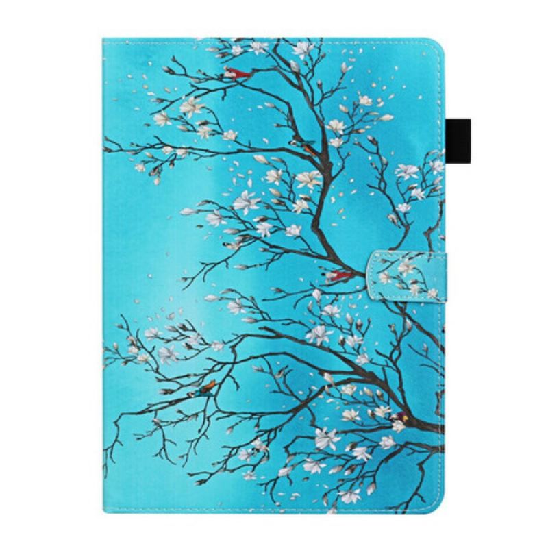 Flip Cover Samsung Galaxy Tab S8 / Tab S7 Blomstrende Grene