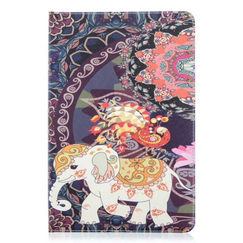 Flip Cover Samsung Galaxy Tab S8 / Tab S7 Elefant Print Mønster