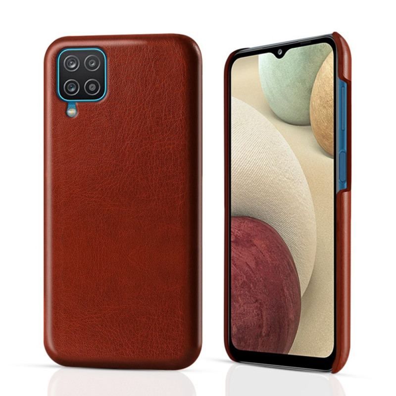 Cover Samsung Galaxy M12 / A12 Ksq Lædereffekt