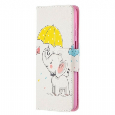 Flip Cover Samsung Galaxy M12 / A12 Baby Elefant