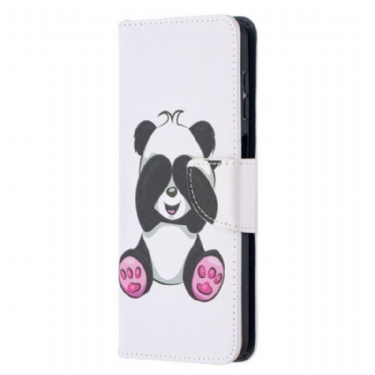 Flip Cover Samsung Galaxy M12 / A12 Panda Sjov