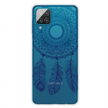 Mobilcover Samsung Galaxy M12 / A12 Mandala Med Enkelt Blomst